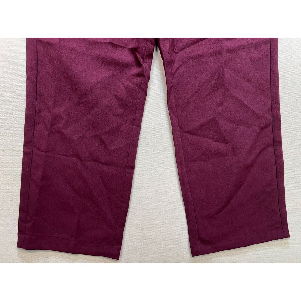 Old Navy Women's High-Rise Wide Leg Trouser Pants Pleated Front Size L Purple - Picture 7 of 11